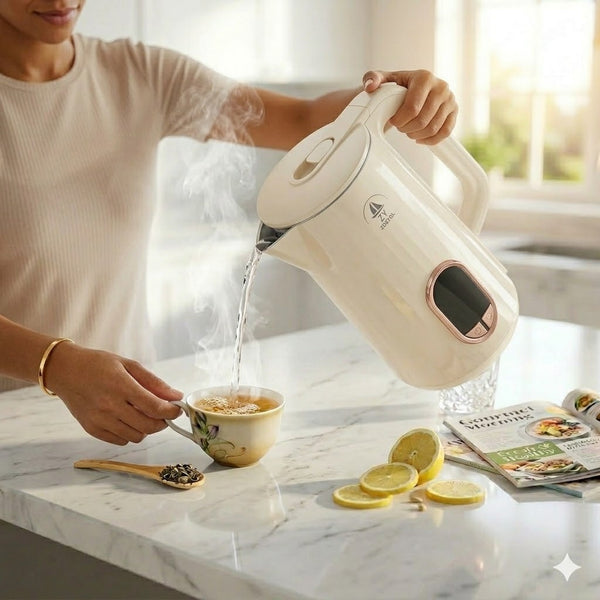 Electric Kettle with Temperature Display