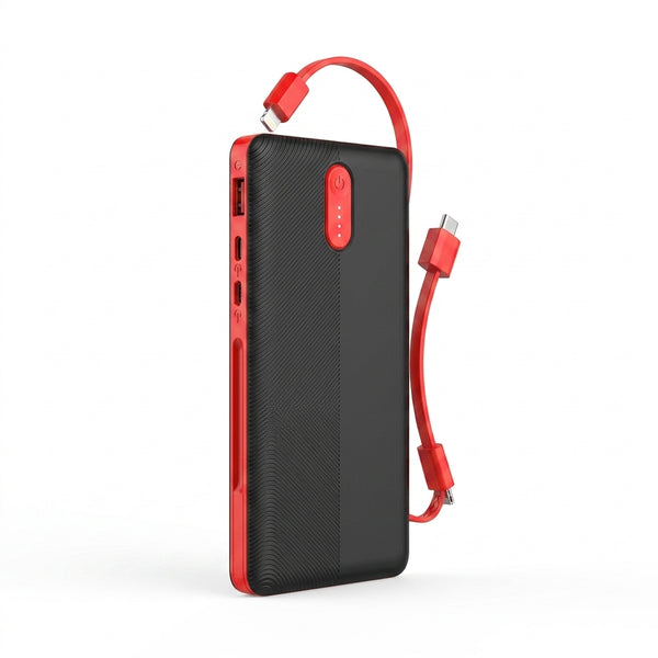 10000mAh Built-in Cable Power Bank