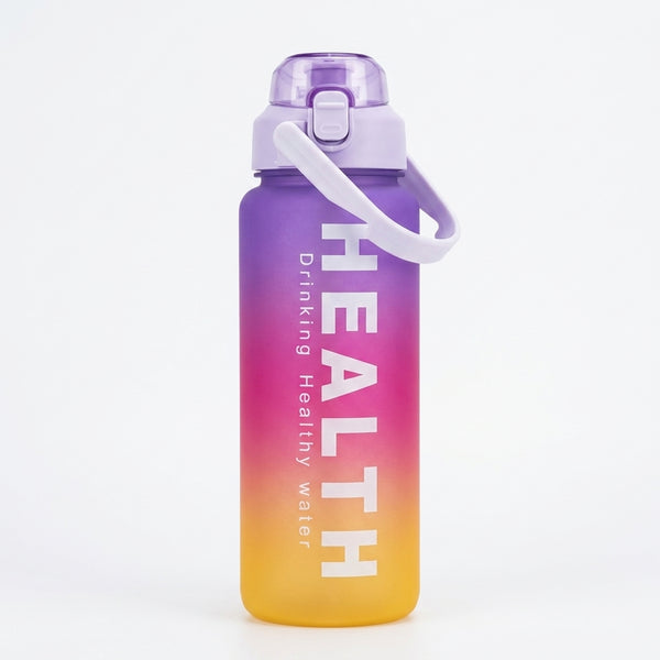 4-in-1 Motivational Gradient Water Bottle Set